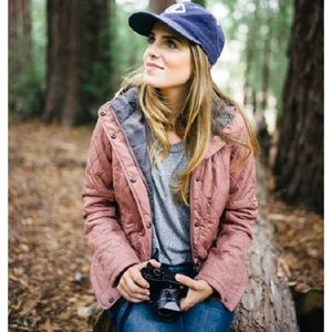 Dusty Rose Quilted Barbour Jacket